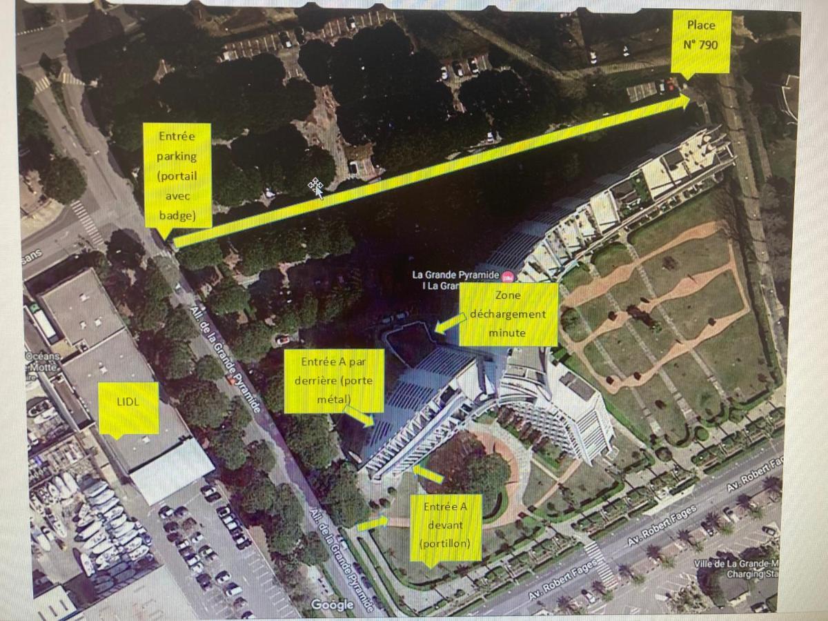 Reve Bleu Residence La Grande Pyramide Vue Port Hyper Centre Wifi Parking Prive Gratuit Buitenkant foto